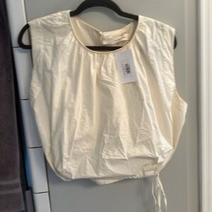 Boutique cotton poplin DANA top